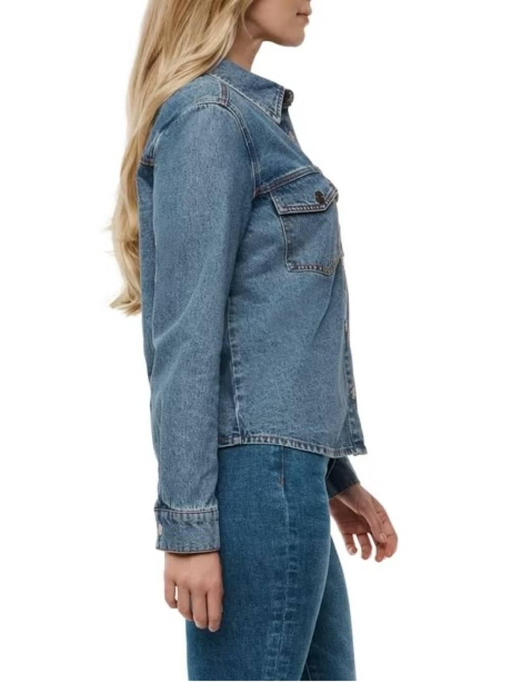 NWT Express Women's Denim Jacket - Picture 7 of 12